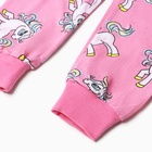 Пижама для девочки, цвет розовый, рост 116 см - Фото 8