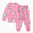 Пижама для девочки, цвет розовый, рост 116 см - Фото 10