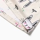 Пижама для девочки, цвет молочный, рост 98 см - фото 27194786