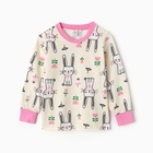 Пижама для девочки, цвет молочный, рост 116 см - Фото 2