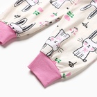 Пижама для девочки, цвет молочный, рост 116 см - Фото 11