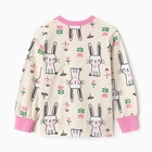 Пижама для девочки, цвет молочный, рост 116 см - Фото 8