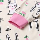 Пижама для девочки, цвет молочный, рост 122 см - фото 25305848