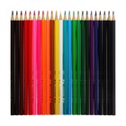 Карандаши 48 цветов, deVENTE Trio Mega Soft, трёхгранный корпус, 4M, 3 мм, металлическая подарочная коробка - фото 7645548