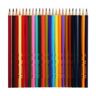 Карандаши 48 цветов, deVENTE Trio Mega Soft, трёхгранный корпус, 4M, 3 мм, металлическая подарочная коробка - фото 7645549