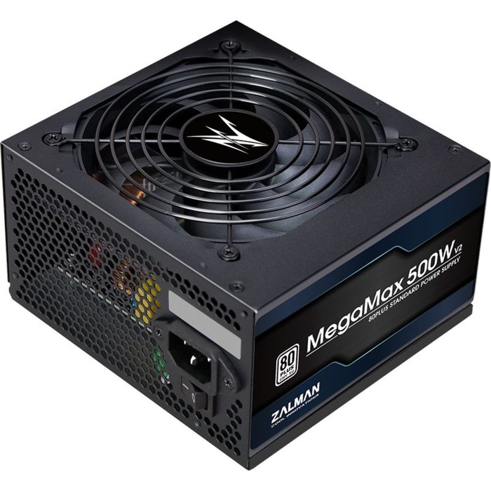 Блок питания Zalman ATX 500W ZM500-TXII V2 80+ (20+4pin) APFC 120mm fan 8xSATA RTL - фото 51440907