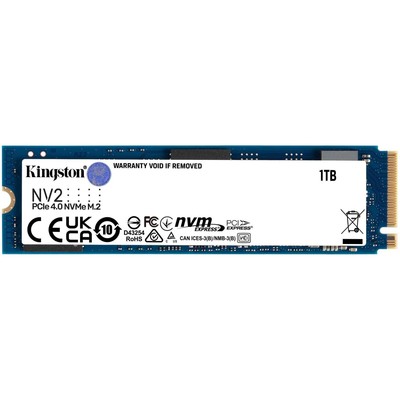 Накопитель SSD Kingston PCI-E 4.0 x4 1TB SNV2S/1000G NV2 M.2 2280