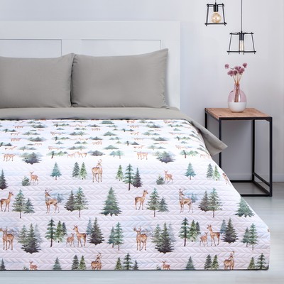 Покрывало "Этель" 2 сп Forest miracle, 180х210 см, микрофибра