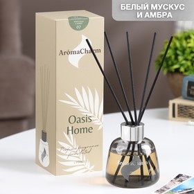 Диффузор ароматический"OasisHome"№07 White Musk & Amber,100мл,белыймускусамбра 9944937