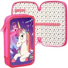 Пенал 2 секции,12.5×20.5×4 см, ламинированный картон, «Минни Маус и единорог» - Фото 6