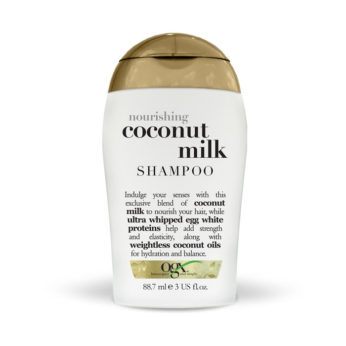 Шампунь OGX, питательный, с кокосовым молоком, 88,7 мл - Фото 1