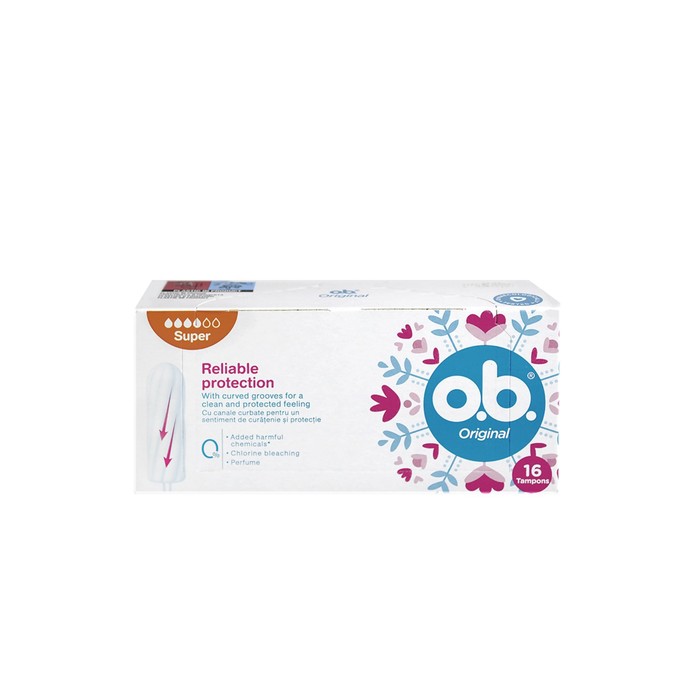 

Тампоны гигиенические женские O.B. Original Super, 16 шт