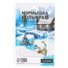 Мормышка Столбик зелёный, оранжевое брюшко, чёрная полоска + куб хамелеон, вес 0.4 г 9941931 - фото 757285