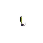Мормышка Столбик чёрный, лайм брюшко + шар гранен хамелеон, вес 0.5 г - Фото 2