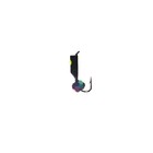 Мормышка Столбик чёрный, лайм глаз + шар гранен хамелеон, вес 0.5 г - Фото 2