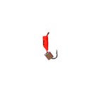 Мормышка Столбик красный, чёрные полоски + куб хамелеон, вес 0.6 - Фото 2