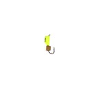 Мормышка Столбик лайм, чёрные полоски + куб золотой, вес 0.75 г - Фото 2