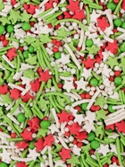 Новогодняя посыпка кондитерская «Микс»: зеленая, белая, красная, 50 г (комплект 3 шт) - фото 53954864