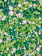 Новогодняя посыпка кондитерская «Микс»: зеленая, белая, изумрудная, 50 г - Фото 2