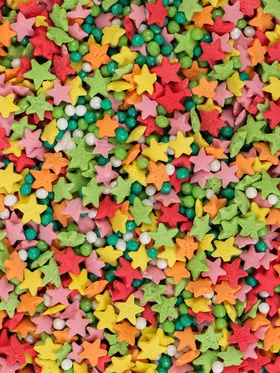 Посыпка кондитерская с мягким центром «Ассорти»: цветная, 20 г (комплект 4 шт)