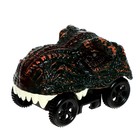 Гибкий автотрек «Дино», мёртвая петля, световые эффекты, работает от батареек - Фото 2