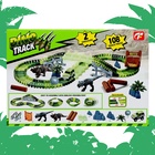 Гибкий автотрек «Дино», с воротами, 108 деталей, работает от батареек - Фото 12