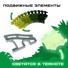 Гибкий автотрек «Дино», с воротами, 108 деталей, работает от батареек - Фото 4