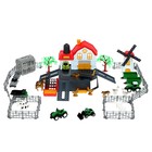 Игровой набор «Ферма», парковка для машин, амбар, вольеры, транспорт, животные - Фото 2