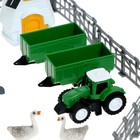 Игровой набор «Ферма», парковка для машин, амбар, вольеры, транспорт, животные - Фото 14