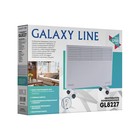 Обогреватель Galaxy LINE GL 8227, конвекторный, напольный/настенный, 1700 Вт, 20 м2, белый - Фото 5