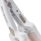 Стайлер Galaxy LINE GL 4667, 40 Вт, керамическое покрытие, d=10 мм, до 180 °C, бело-розовый - Фото 5