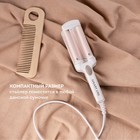 Стайлер Galaxy LINE GL 4667, 40 Вт, керамическое покрытие, d=10 мм, до 180 °C, бело-розовый - Фото 6