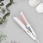 Стайлер Galaxy LINE GL 4667, 40 Вт, керамическое покрытие, d=10 мм, до 180 °C, бело-розовый - Фото 7