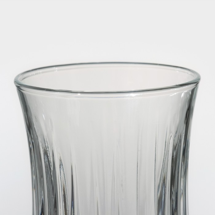 Набор стеклянный для чая Elysia, 12 предметов: стакан 200 мл, 6 шт, блюдце d=13 см, 6 шт - фото 1907870509