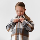 Рубашка детская KAFTAN утеплённая, цвет серо-бежевый, размер 30 (98-104 см) - Фото 8