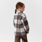 Рубашка детская KAFTAN утеплённая, цвет серо-бежевый, размер 30 (98-104 см) - Фото 9