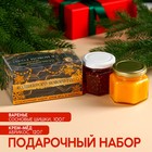 Подарочный набор «Исполнения желаний»: крем-мёд с абрикосом 120 г., варенье с сосновыми шишками 100 мл. - фото 11194438