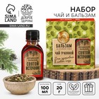 Подарочный набор новогодний «Для здоровья»: Чай новогодний травяной 20 г., безалкогольный бальзам 100 г. - Фото 1