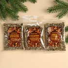 Подарочный набор новогодний «Крепкого здоровья»: три вида сбора трав 60 г ( 3 шт. × 20 г)., варенье из сосновых шишек 100 мл. - Фото 3