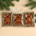 Подарочный набор новогодний «Крепкого здоровья»: три вида сбора трав 60 г ( 3 шт. × 20 г)., варенье из сосновых шишек 100 мл. - Фото 4