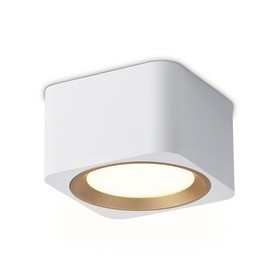 Светильник накладной со сменной лампой Ambrella light, Techno, TN70831, GX53, цвет белый, золото