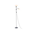 Светильник напольный с выключателем на проводе Ambrella light, Floor, TR97626, 2хE27, E14, цвет серебро - Фото 1