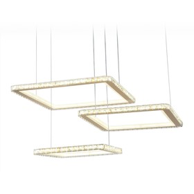 Управляемый подвесной светодиодный светильник Ambrella light, Ice, FA1761, 3хLED, 180 Вт, 13500Lum, 3000-6400К, цвет золото