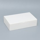 Коробка складная пищевая, белая 24 х 15 х 6 см - фото 11194566