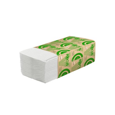 Бумажные полотенца V сложения Focus Eco, 1 слой, 200 л, 23×20.5