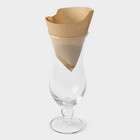 Фильтры для заваривания кофе V60 Доляна Tasty, неотбелённые, набор 50 шт., 13×12 см, бумага - Фото 6