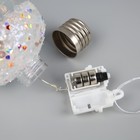 Ёлочный шар «Жёлудь», батарейки, 4 LED, свечение тёплое белое - Фото 3