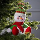Ёлочная игрушка «Снеговичок», от батареек, свечение мульти - фото 7580984