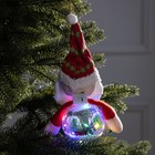 Ёлочная игрушка «Дед Мороз», от батареек, свечение мульти - Фото 2