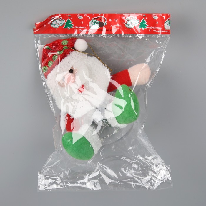 Ёлочная игрушка «Дед Мороз», от батареек, свечение мульти